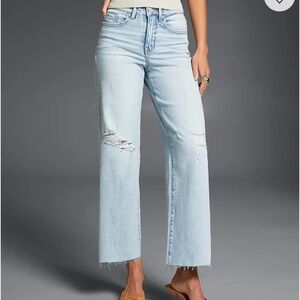 Buckle Sky Blue Wide Leg Jeans